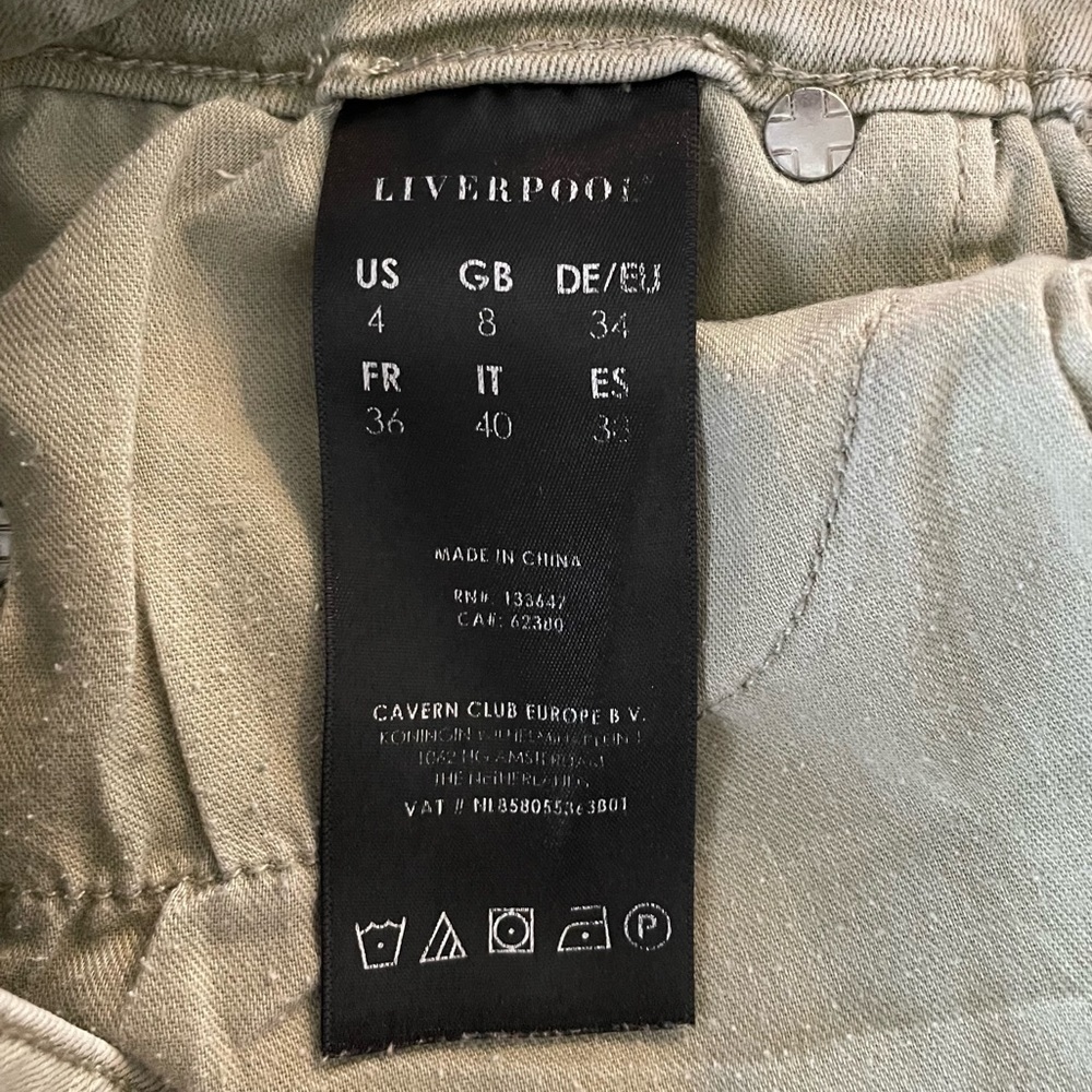 Liverpool Green Jeans - Picture 7 of 8